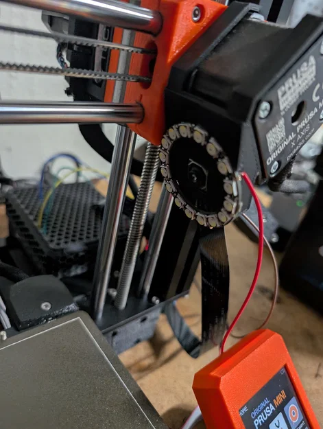Ngàm Gắn Raspberry Pi Camera V3 và Đèn LED cho Prusa MINI+ - Image 1