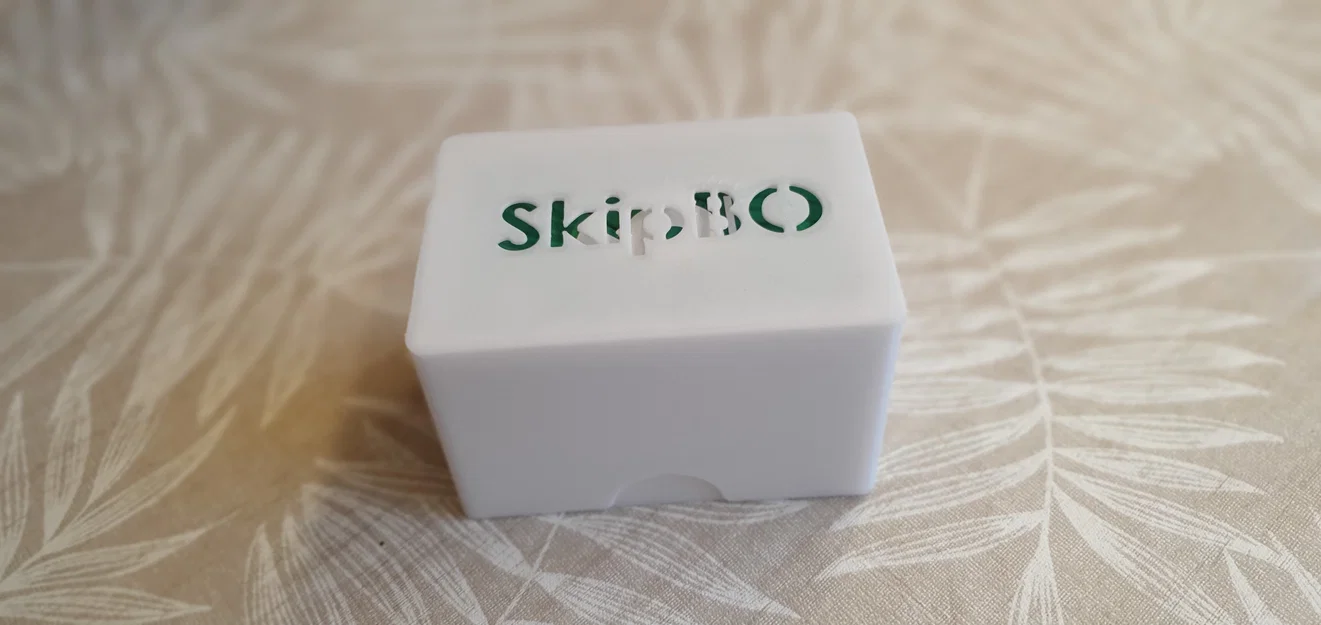 Hộp đựng bài Skipbo in 3D: Bảo quản thẻ bài gọn gàng, bền bỉ - Image 1