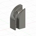 Giá treo tường cho thanh mở cửa gác mái (Loft/Attic opener rod wall holder) - Thumbnail 3