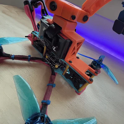 Ngàm gắn GoPro xoay cho drone FPV - Tự in 3D cực chất