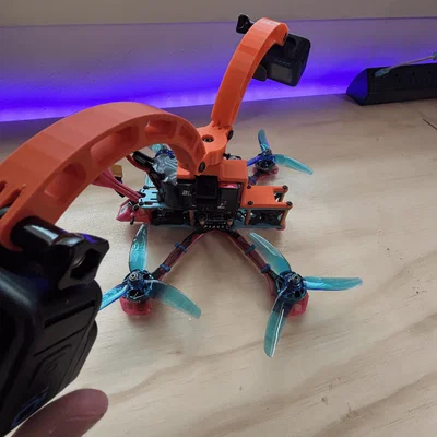 Ngàm gắn GoPro xoay cho drone FPV - Tự in 3D cực chất