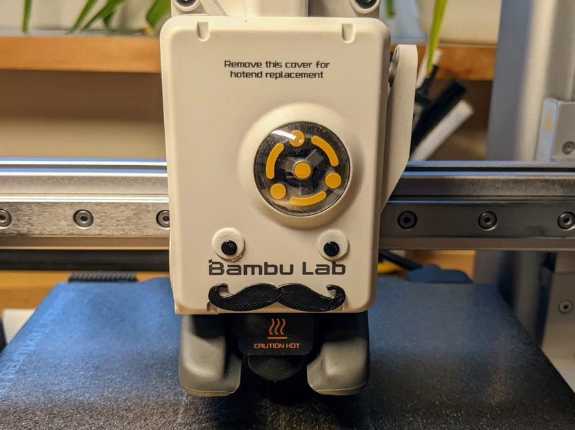 Facelift cho Extruder: mắt googly & râu mép cho printhead! A1 - Image 2
