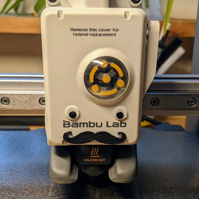 Facelift cho Extruder: mắt googly & râu mép cho printhead! A1