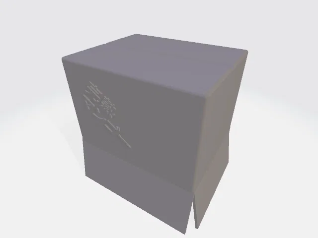 Hộp carton cho Bocchi (Cardboard Box for Bocchi) - Image 1