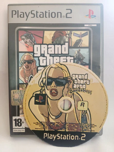 GTA San Andreas - Đĩa PS2 - HueForge - Image 1