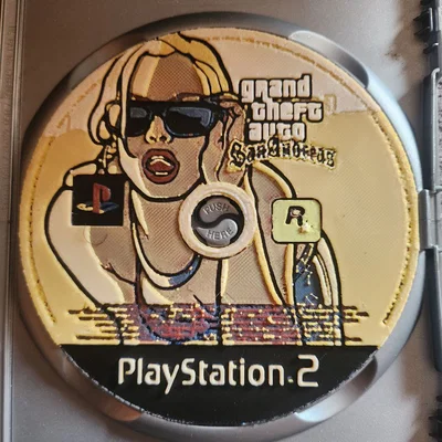 GTA San Andreas - Đĩa PS2 - HueForge