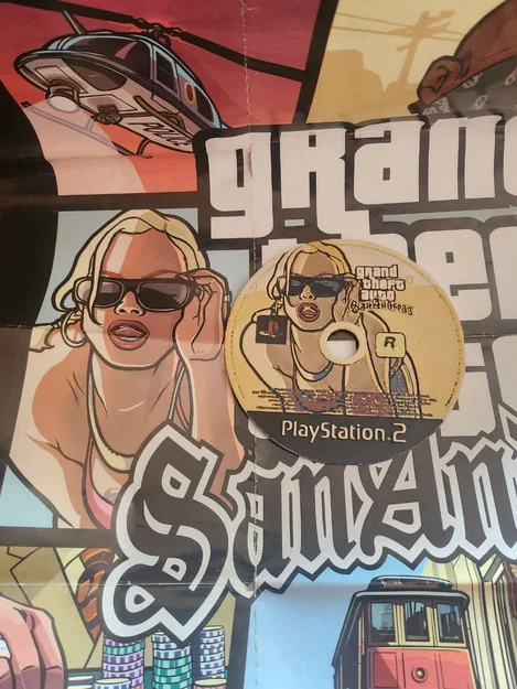 GTA San Andreas - Đĩa PS2 - HueForge - Image 3