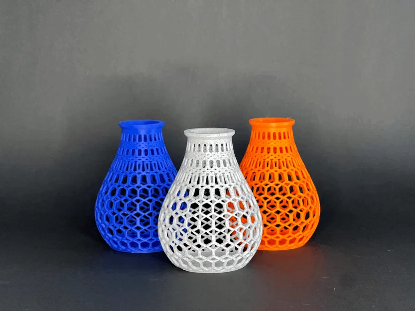 Bình hoa mini đa giác Polygonal Vase: In 3D dễ dàng không cần support - Image 4