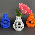 Bình hoa mini đa giác Polygonal Vase: In 3D dễ dàng không cần support - Thumbnail 5