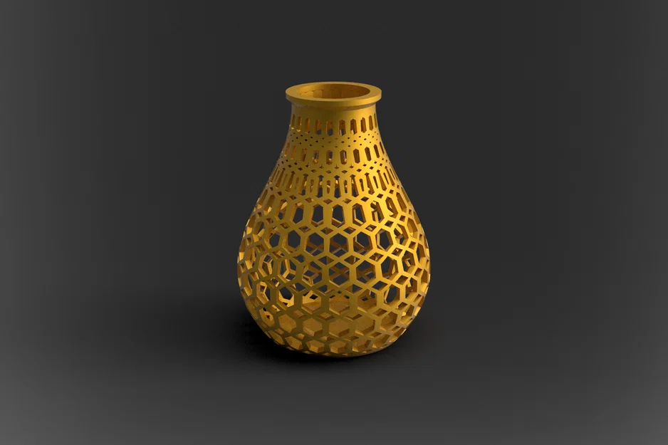 Bình hoa mini đa giác Polygonal Vase: In 3D dễ dàng không cần support - Image 7