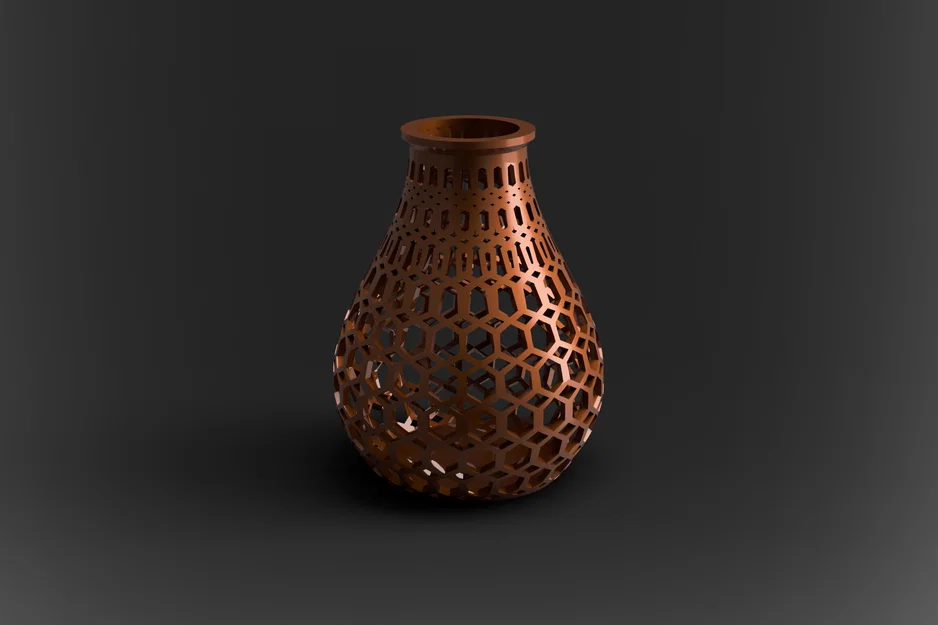 Bình hoa mini đa giác Polygonal Vase: In 3D dễ dàng không cần support - Image 8