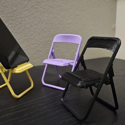 Giá đỡ điện thoại ghế xếp gọn (Folding Chair Phone Stand)