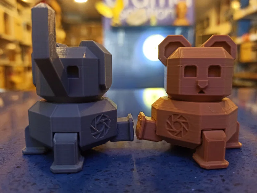 Orama mini robot bear articulated (Gấu robot mini khớp nối) - Image 3