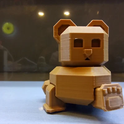 Orama mini robot bear articulated (Gấu robot mini khớp nối)