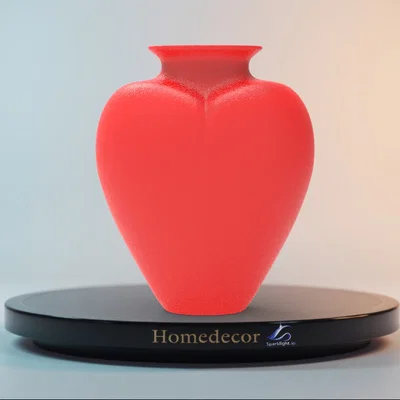 Mẫu in 3D lọ hoa trái tim (Heart Vase) trang trí cực xinh