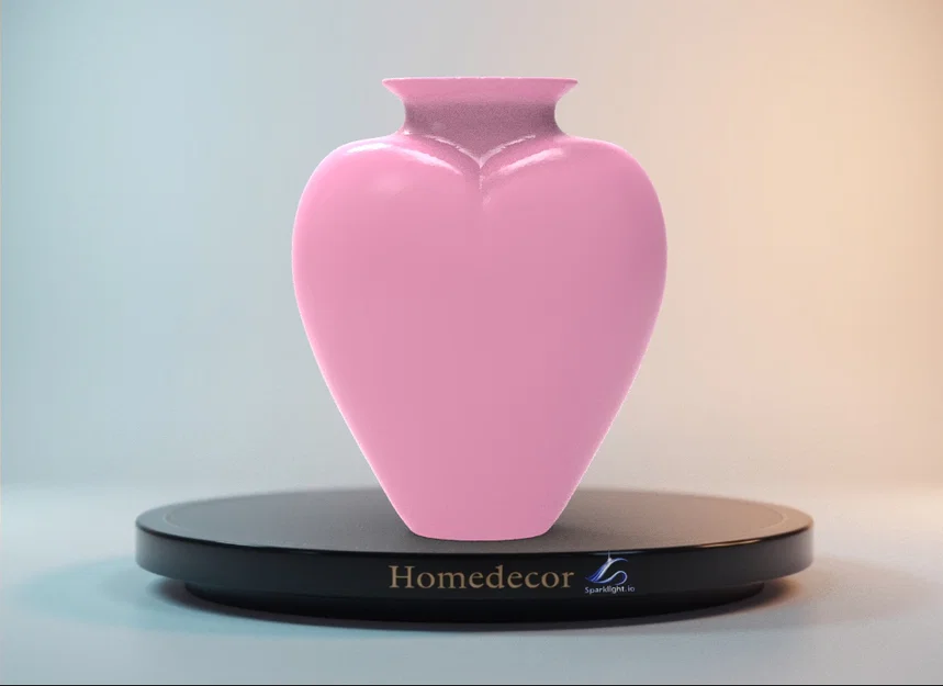 Mẫu in 3D lọ hoa trái tim (Heart Vase) trang trí cực xinh - Image 2