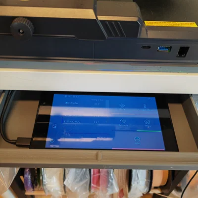 Ngăn Kéo Gắn Dưới Bàn Cho BIG BED PRINTER