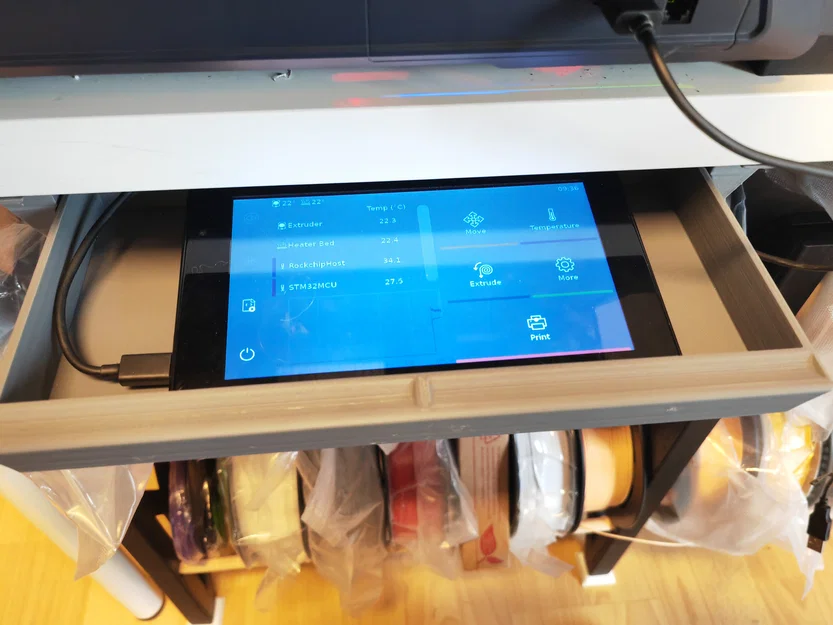 Ngăn Kéo Gắn Dưới Bàn Cho BIG BED PRINTER - Image 5