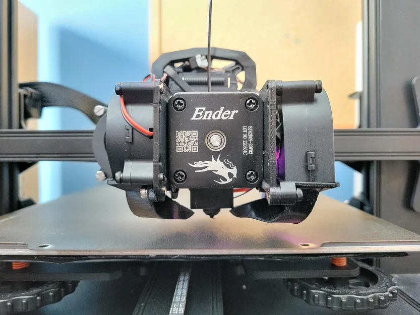 Ống gió Sprite Extruder dual quạt 4020 cho Ender 3 S1 - Image 1