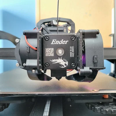 Ống gió Sprite Extruder dual quạt 4020 cho Ender 3 S1