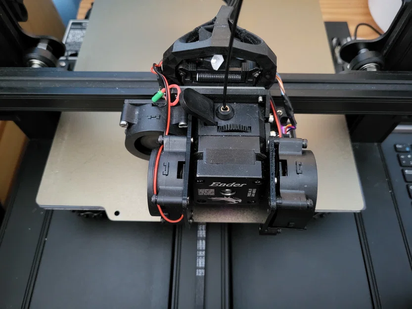 Ống gió Sprite Extruder dual quạt 4020 cho Ender 3 S1 - Image 4