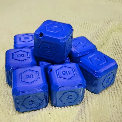 Calibration Cube 20mm - Mẫu kiểm tra máy in 3D tiện lợi làm móc khóa