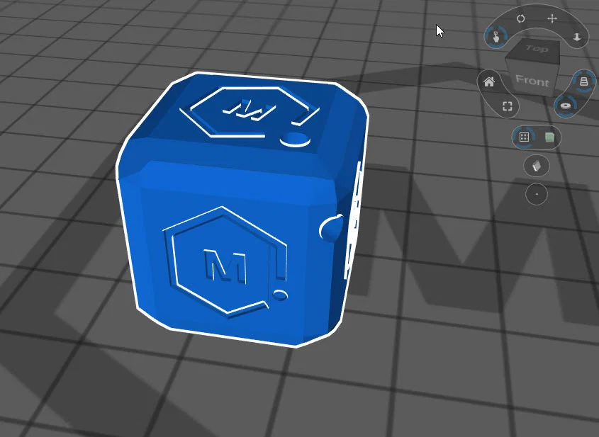 Calibration Cube 20mm - Mẫu kiểm tra máy in 3D tiện lợi làm móc khóa - Image 2