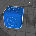 Calibration Cube 20mm - Mẫu kiểm tra máy in 3D tiện lợi làm móc khóa - Thumbnail 2