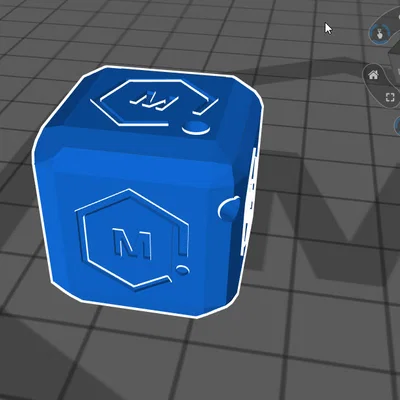 Calibration Cube 20mm - Mẫu kiểm tra máy in 3D tiện lợi làm móc khóa