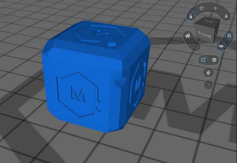 Calibration Cube 20mm - Mẫu kiểm tra máy in 3D tiện lợi làm móc khóa - Image 4