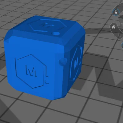 Calibration Cube 20mm - Mẫu kiểm tra máy in 3D tiện lợi làm móc khóa