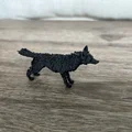 Mô hình chú sói dũng mãnh Furry Standing Wolf để bàn in 3D - Thumbnail 3