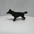 Mô hình chú sói dũng mãnh Furry Standing Wolf để bàn in 3D - Thumbnail 6