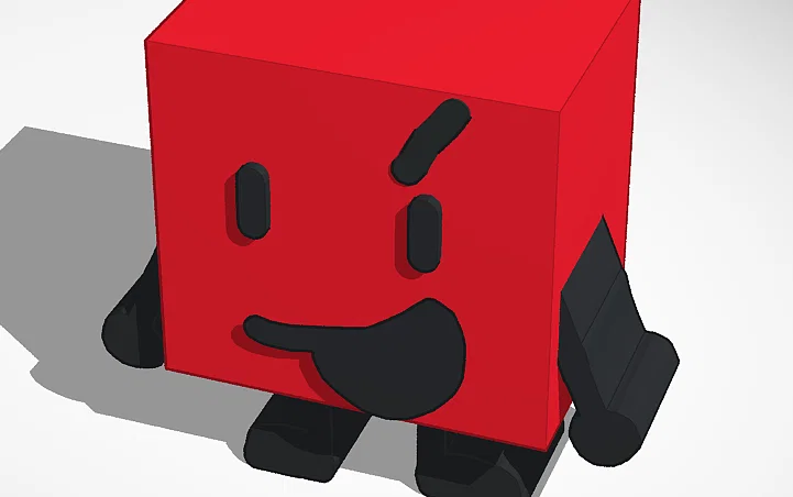 Mô hình 3D nhân vật Blocky từ series BFDI - Tải file STL in 3D - Image 2