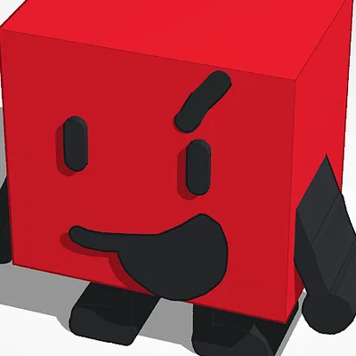 Mô hình 3D nhân vật Blocky từ series BFDI - Tải file STL in 3D
