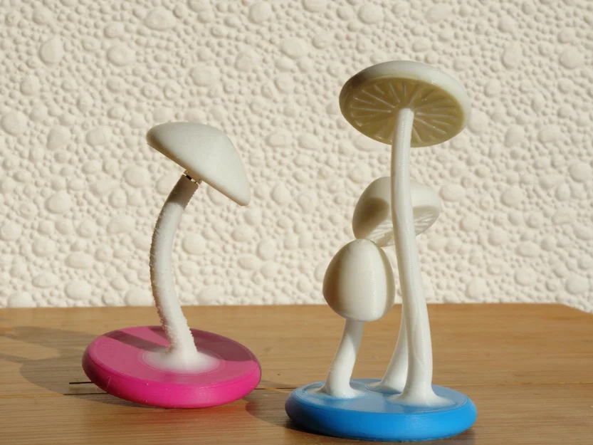 Mô hình đèn ngủ hình cây nấm tự lắp ráp bằng in 3D - Image 1