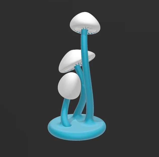 Mô hình đèn ngủ hình cây nấm tự lắp ráp bằng in 3D - Image 3