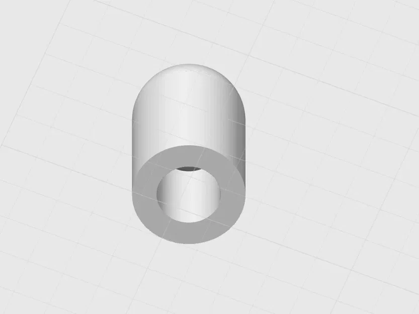Nắp Bảo Vệ Ren 17mm Dạng Vòm Đơn Giản - Image 1