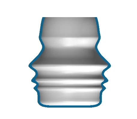 Bình Hoa Ảo Ảnh Hai Gương Mặt | Trang Trí Nhà Cửa In 3D - Image 2