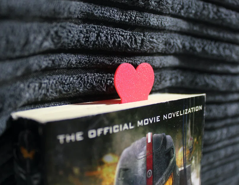 Kẹp sách hình trái tim (Heart Bookmark) xinh xắn in 3D - Image 2