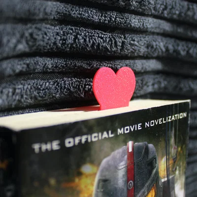 Kẹp sách hình trái tim (Heart Bookmark) xinh xắn in 3D