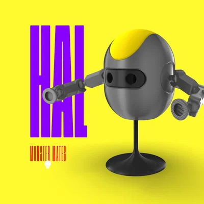 Monster Mates: Hal – Figure quái vật lắp ghép, mix filament, tay tạo dáng