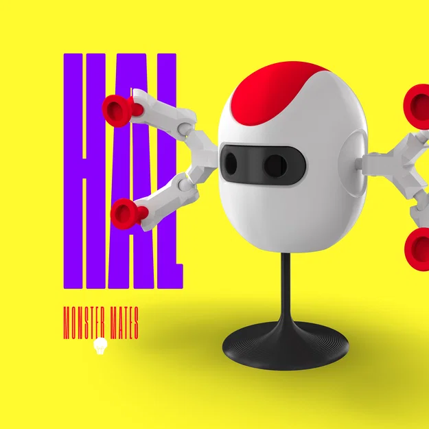 Monster Mates: Hal – Figure quái vật lắp ghép, mix filament, tay tạo dáng - Image 4