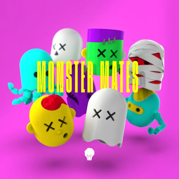 Monster Mates: Hal – Figure quái vật lắp ghép, mix filament, tay tạo dáng - Image 5