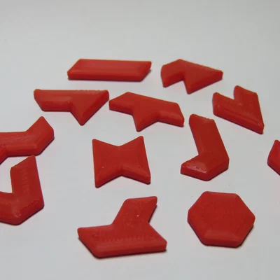 Puzzle số 2 (12 mảnh) – puzzle nhỏ kèm hộp