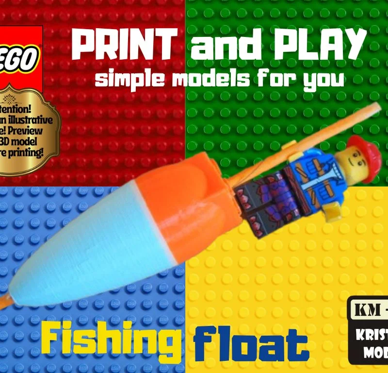 Phao câu cá Lego sáng tạo - Phụ kiện độc đáo cho cần thủ