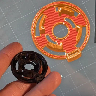 Ngàm cố định đầu khò gas cho bình gas Zang - Phụ kiện in 3D tiện ích