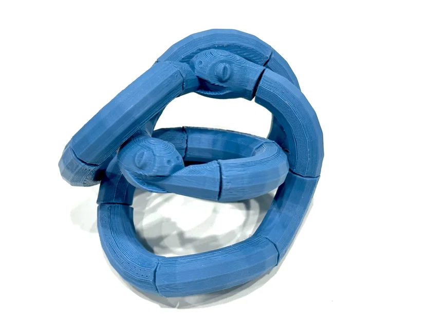 Rắn fidget khớp nối Ouroboros (print in place, không cần supports) - Image 4