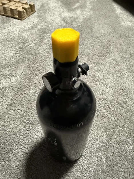 Nắp bảo vệ ren bình khí Paintball (Thread Saver) in 3D - Image 1