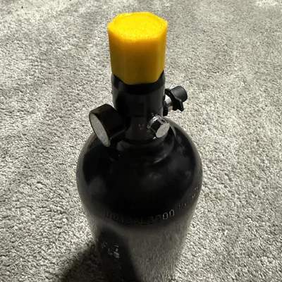 Nắp bảo vệ ren bình khí Paintball (Thread Saver) in 3D
